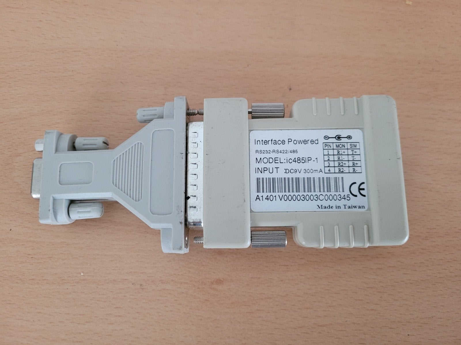 VGA naar RS232 naar RS422/RS485 Interface Powered Converter, Gebruikt, Onbekend, Taiwan, Ophalen of Verzenden, Onbekend