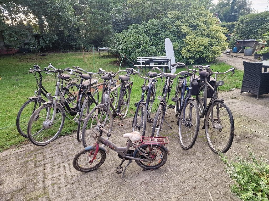 partij 9 opknapfietsen, Fietsen en Brommers, Ophalen, Gebruikt, Overige merken