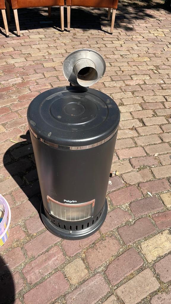 Potkachel, Ophalen, Gebruikt, Gas, Gaskachel