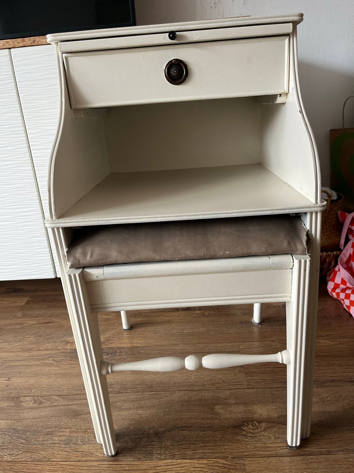 Vintage Secretaire/Bureau met lade en opbergruimte, Huis en Inrichting, Bureaus, Ophalen, Gebruikt, Secretaire, Vintage