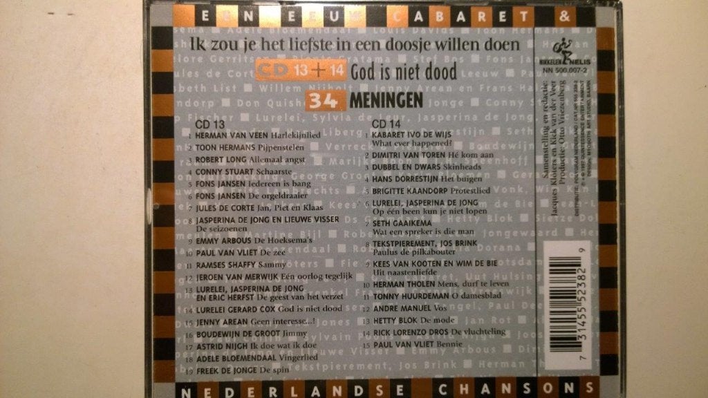 Ik Zou Je Het Liefste In Een Doosje Willen Doen (CD 13 & 14), Ophalen of Verzenden, Zo goed als nieuw, Album