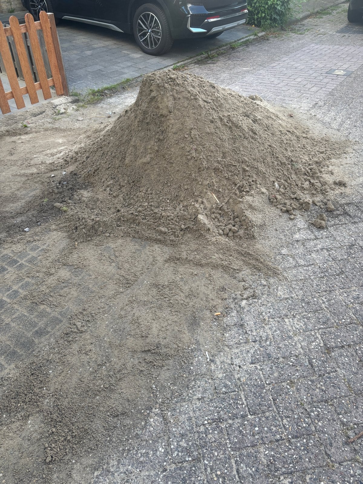 1~ kuub zand ophalen, Ophalen, Nieuw, Ophoogzand