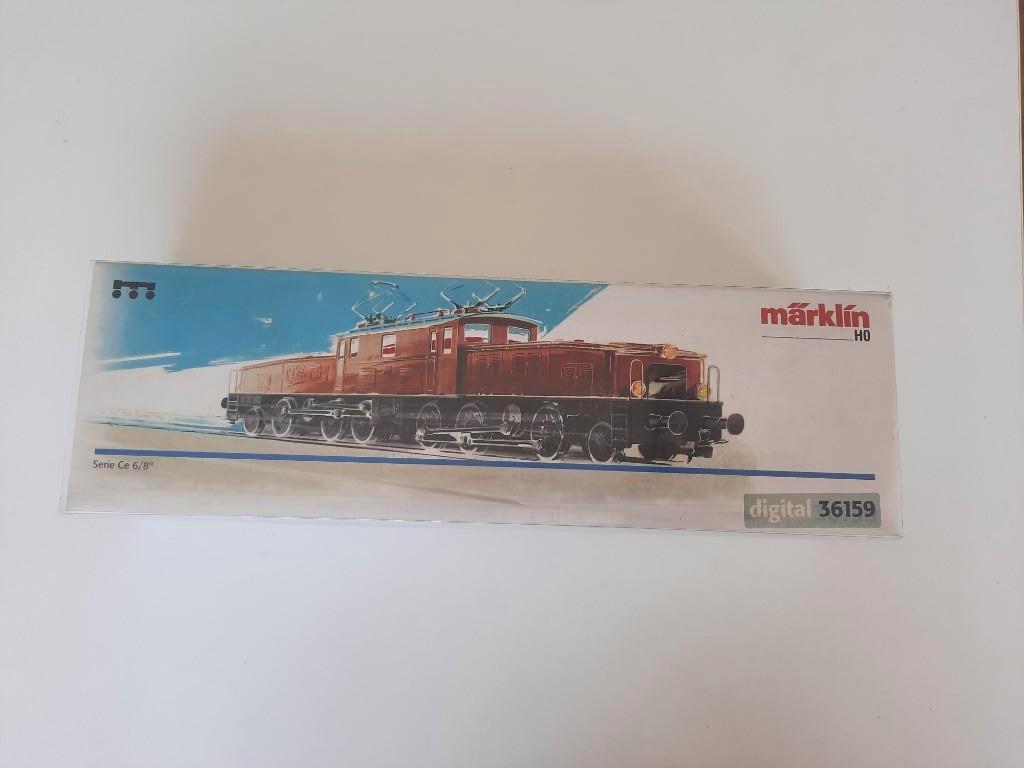 Marklin käsekrokodil, Wisselstroom, Locomotief, Verzenden, Zo goed als nieuw
