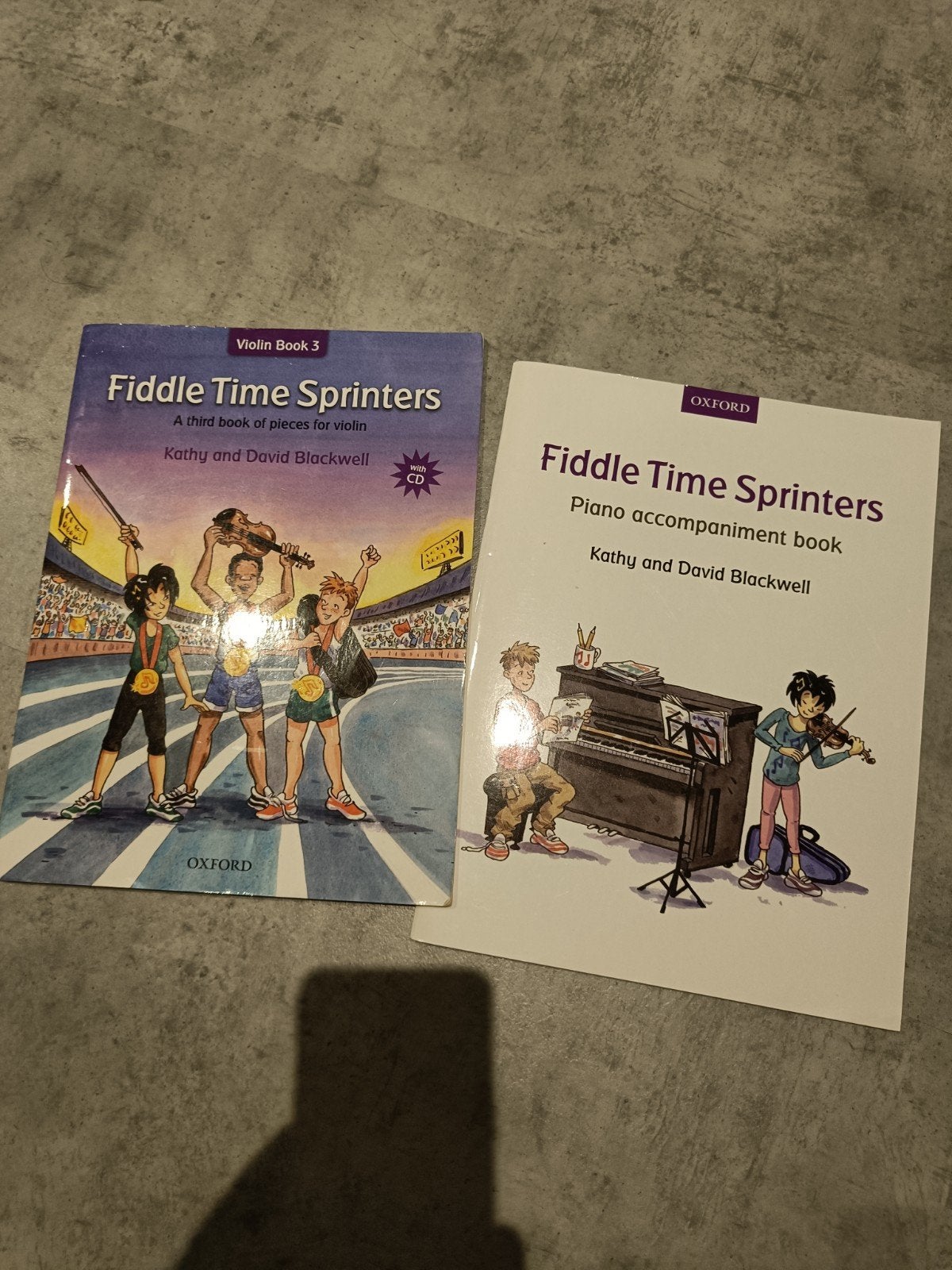 Fiddle Time Sprinters Viool Boek 3 + Piano Begeleiding Boek, Gebruikt, Klassiek, Ophalen of Verzenden, Piano