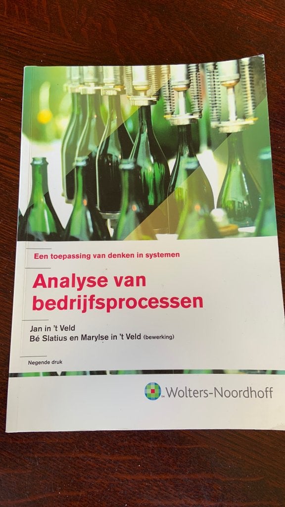 J. in 't Veld - Analyse van bedrijfsprocessen, Ophalen of Verzenden, Beta, HBO