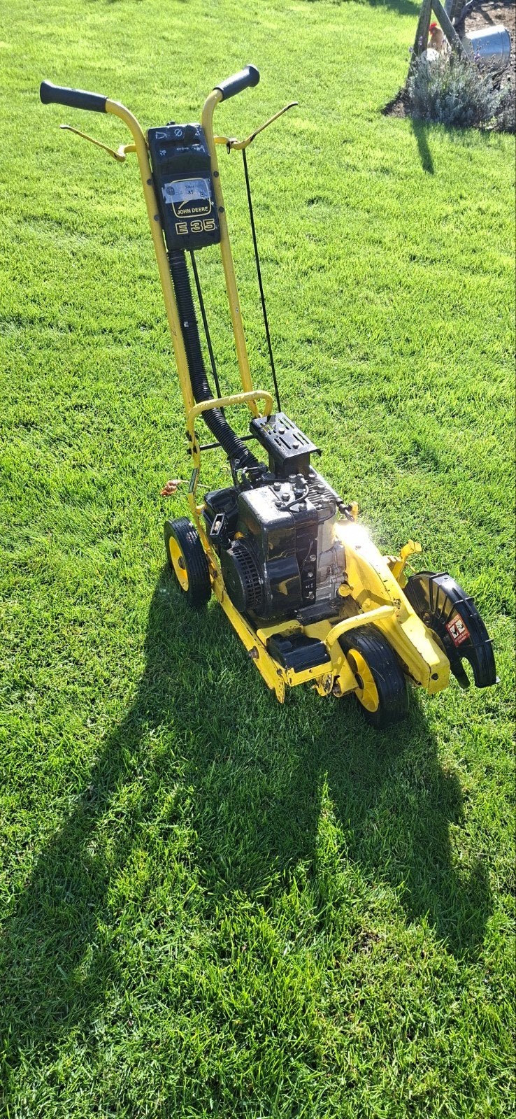 John Deere E35 kantensnijder, Ophalen, Gebruikt, John Deere