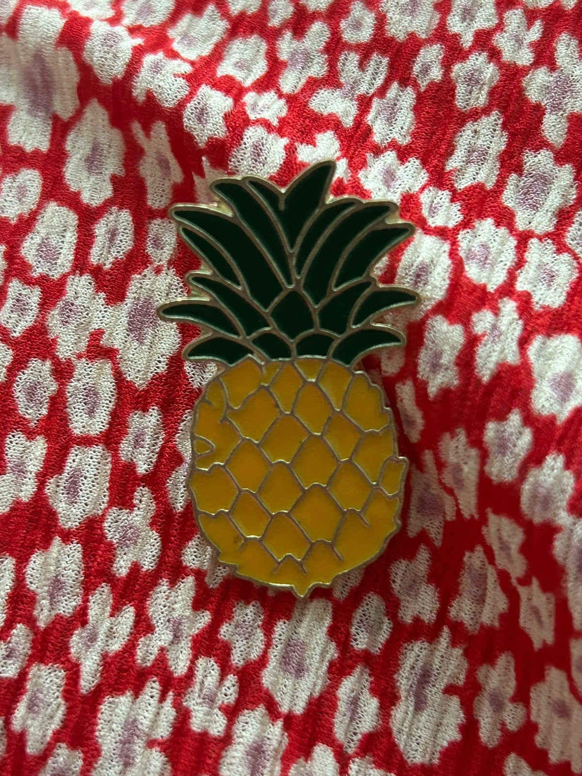 Pin ananas, Ophalen of Verzenden, Nieuw, Overige materialen