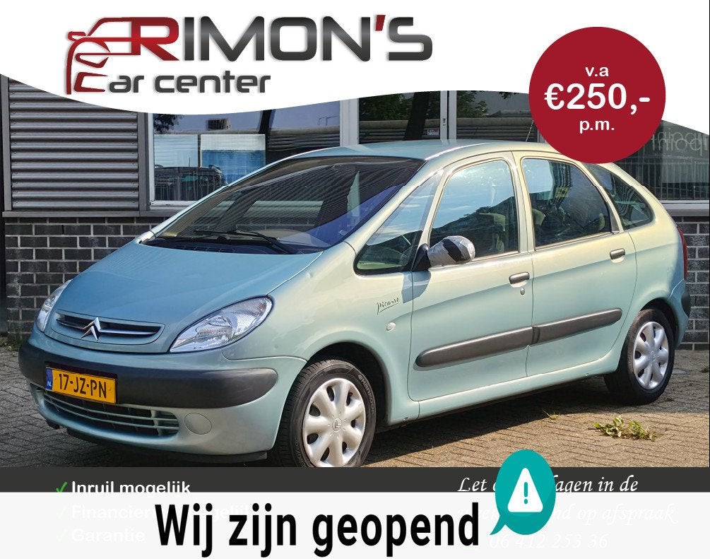 Citroen Xsara Picasso 1.8i-16V Plaisir Apk Tm 04-2027, Auto's, Citroën, 4 cilinders, 1749 cc, 116 pk, Origineel Nederlands