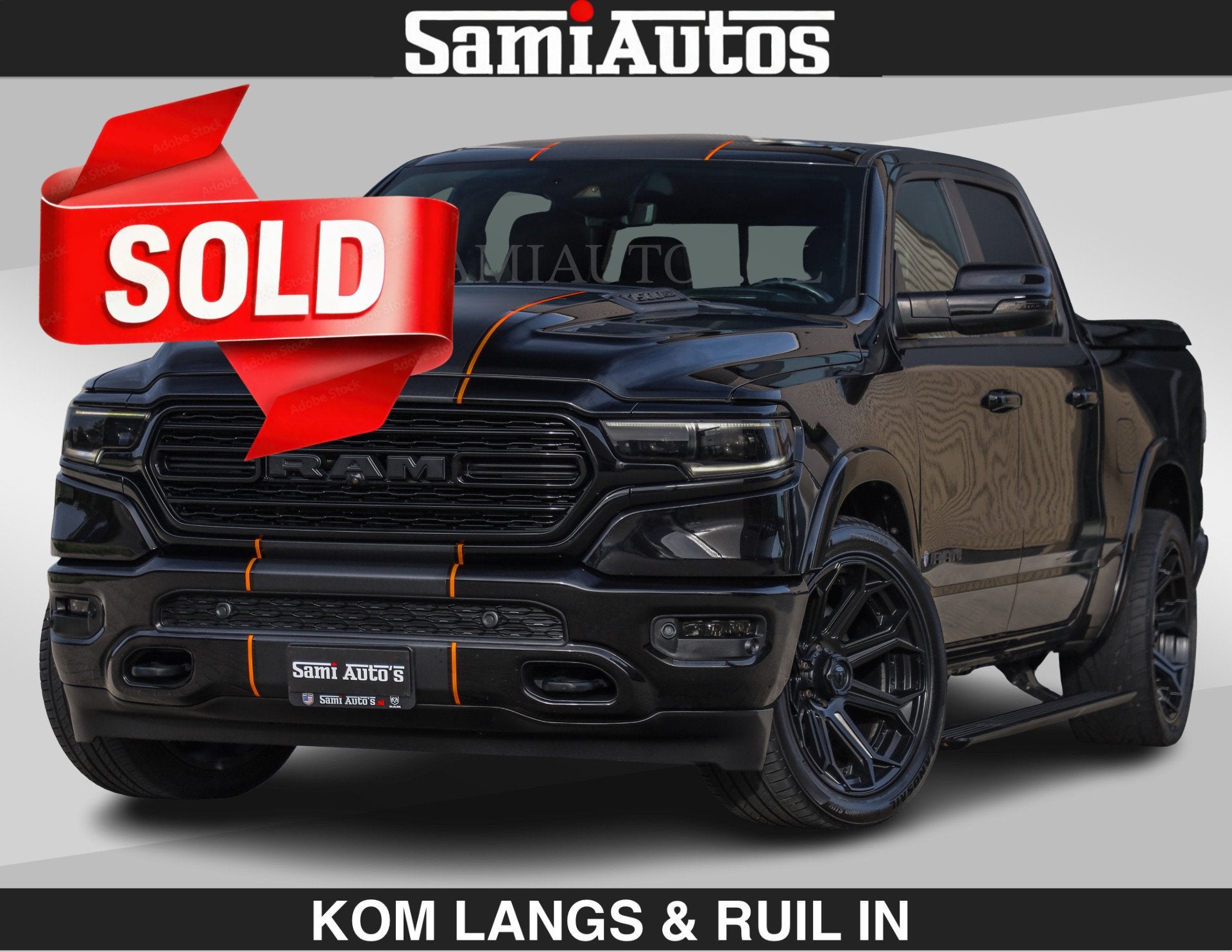 Dodge Ram BEAST | LIMITED 5.7 V8 HEMI | €69950,- excl | HU, Auto's, Automaat, Dealer onderhouden, Gebruikt, 5654 cc
