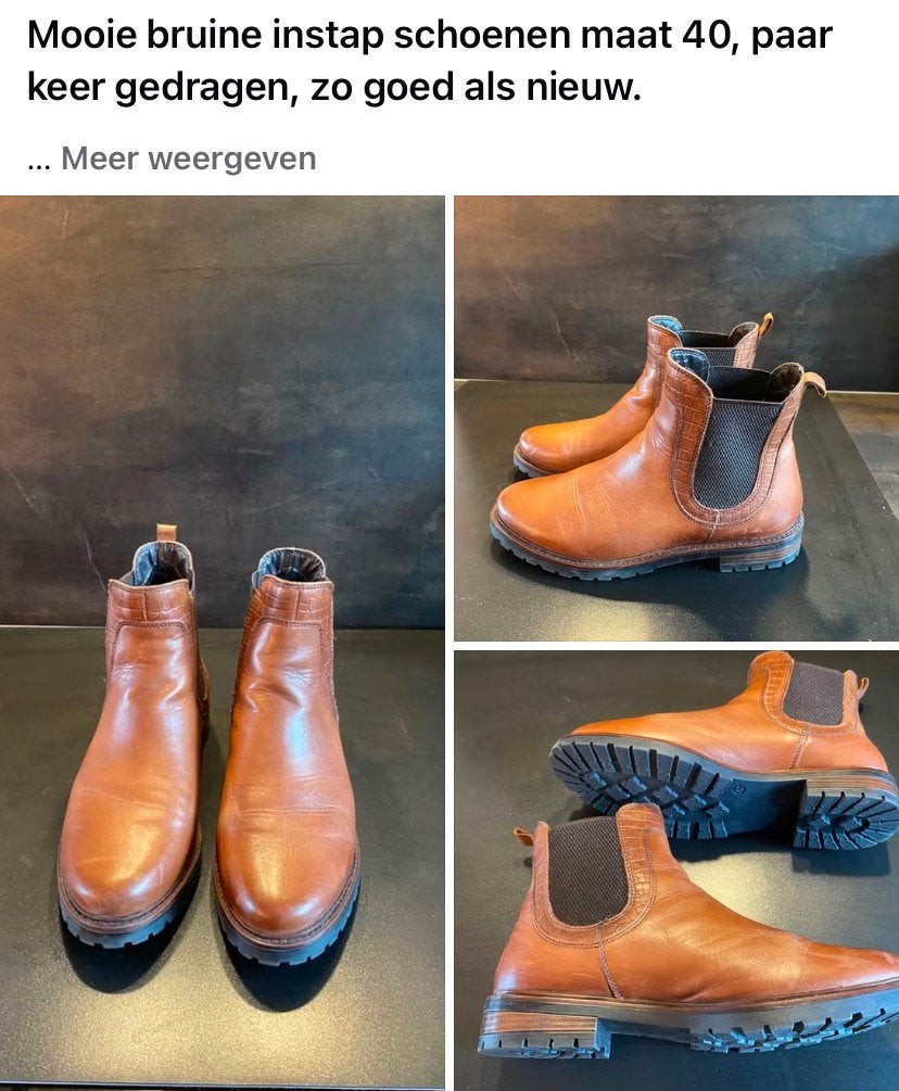 Enkellaarsjes, Chelsea Boots, maat 40 Bruin, Kleding | Dames, Schoenen, Bruin, Lage of Enkellaarzen, Ophalen of Verzenden, Zo goed als nieuw