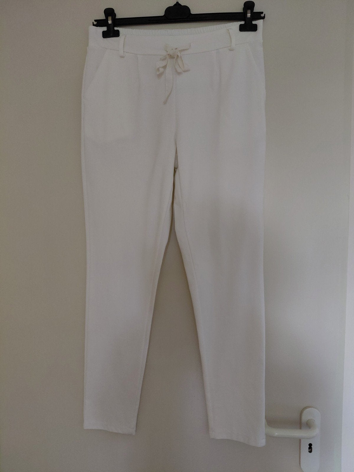 Broek van Turnover 42, Beige, Maat 42/44 (L), Zo goed als nieuw, Lang