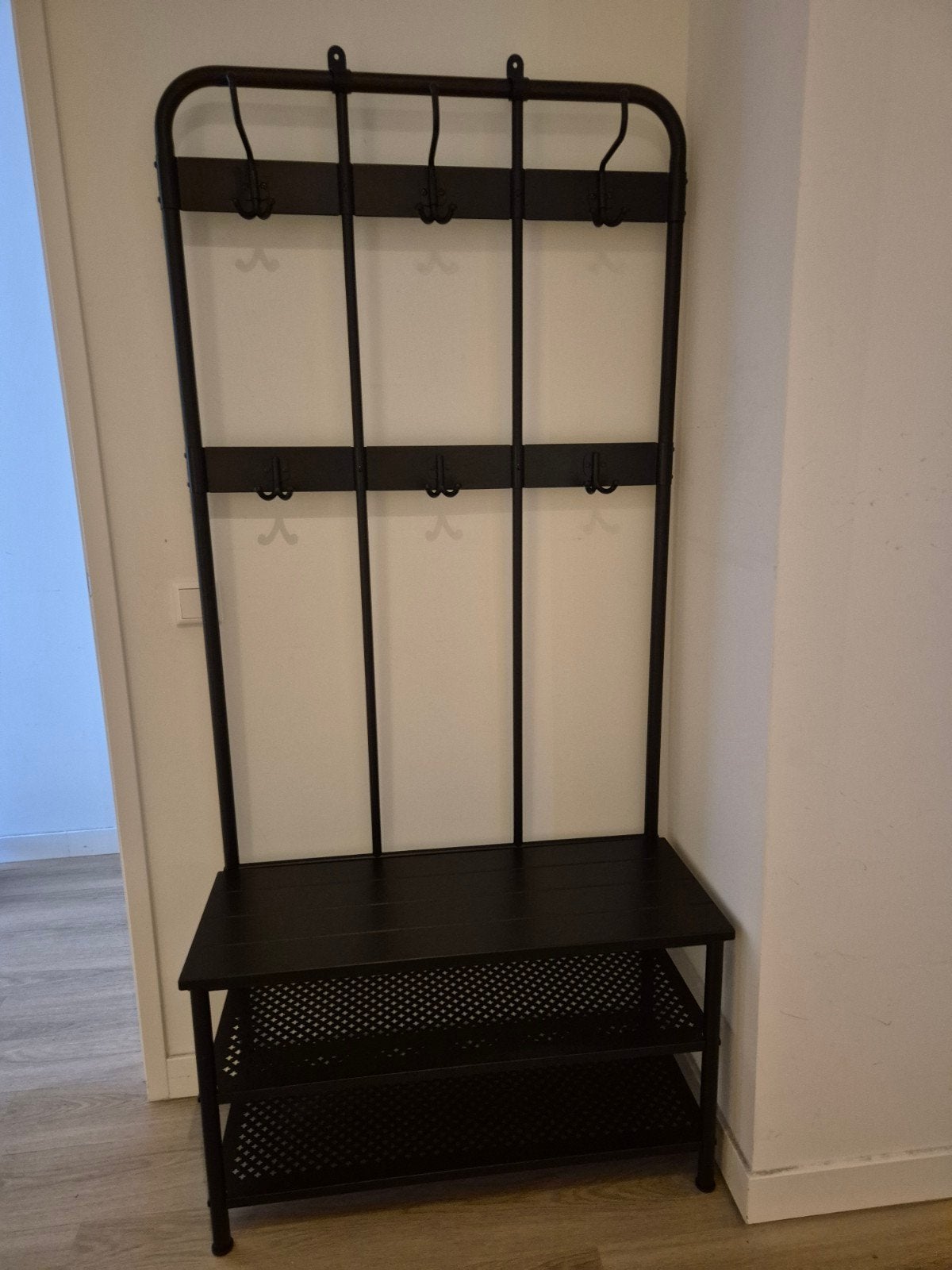 IKEA PINNIG kapstok met schoenenopbergbank-uitstekende staat, Huis en Inrichting, Woonaccessoires | Kapstokken, Ophalen, Zo goed als nieuw