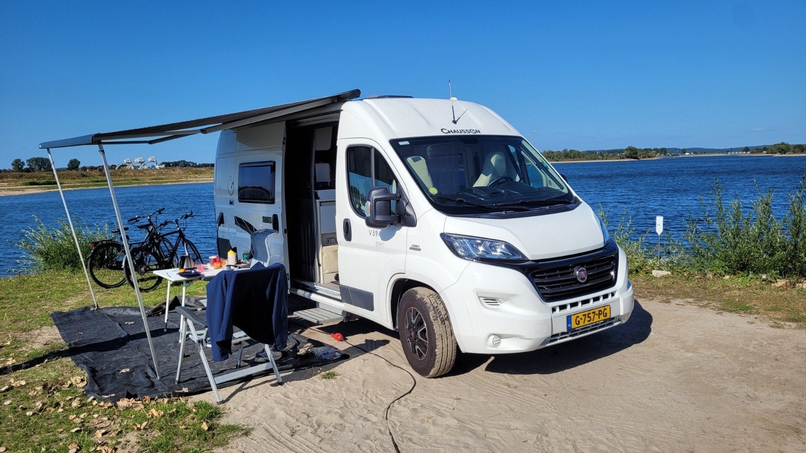 camperbus Chausson Twist 594 V winterhard, Buscamper of Camperbus, Fiat, Tot en met 2, Treinzit