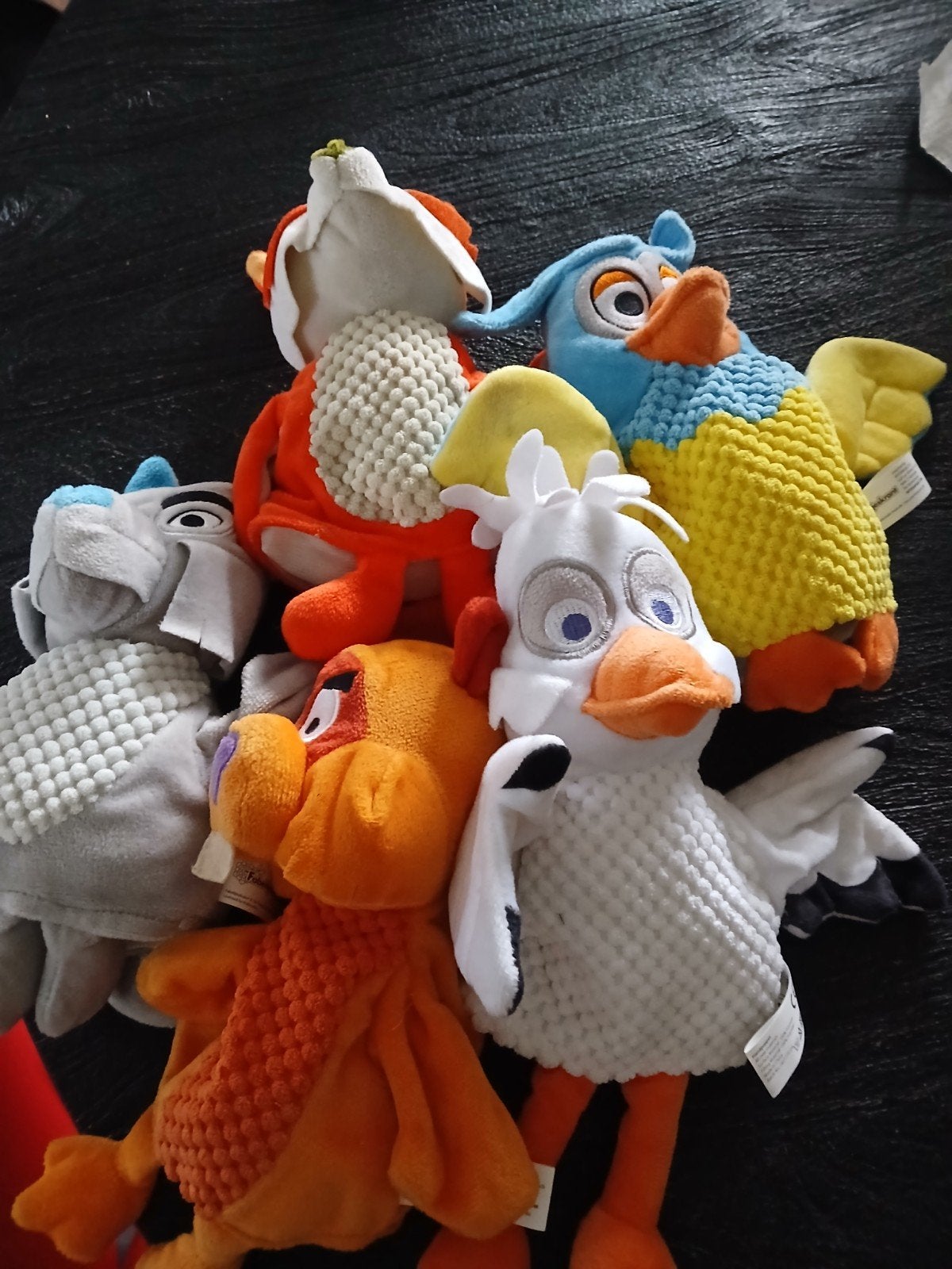 handpoppen fabeltjeskrant, zo goed als nieuw, Oranje, Ophalen of Verzenden, Zo goed als nieuw, Middelgroot (20 tot 80 cm)