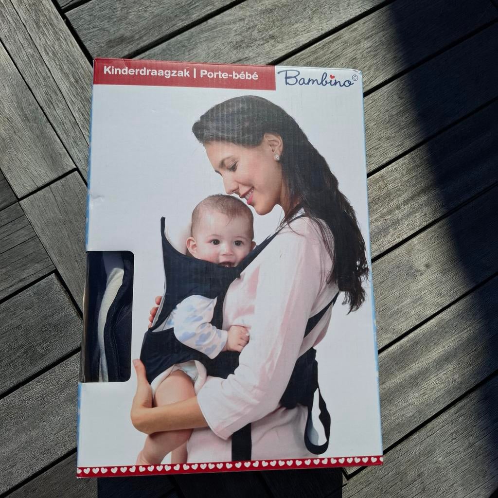 Nieuwe Bambino draagzak - comfortabel en veilig, Kinderen en Baby's, Babydragers en Draagdoeken, Overige merken, Nieuw, Ophalen of Verzenden
