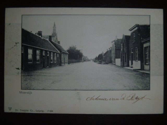 Ansichtkaart Moerdijk 1902, Ophalen of Verzenden, Voor 1920, Zuid-Holland