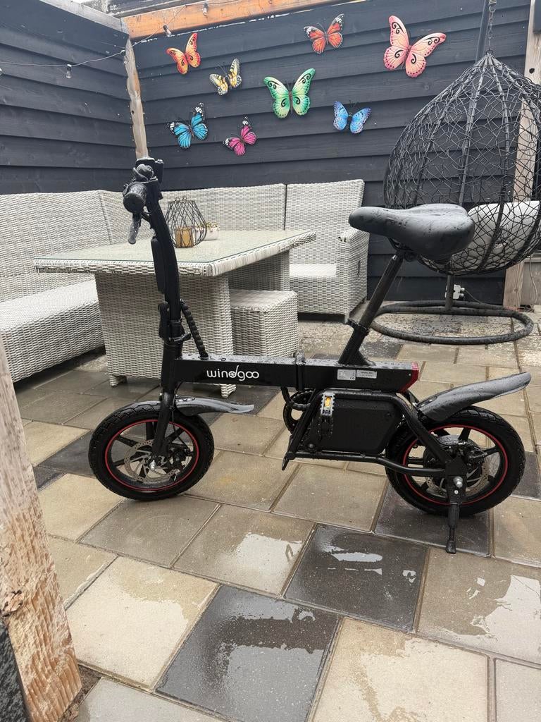 Windgoo b20 met gashendel, Minder dan 30 km per accu, Zo goed als nieuw, Minder dan 47 cm, Ophalen