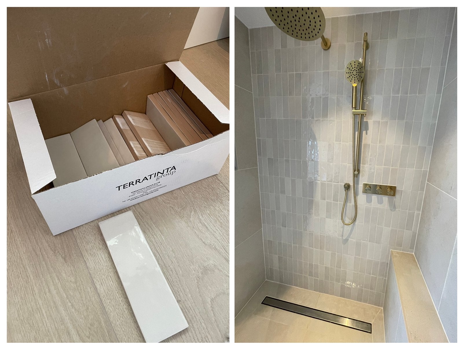 Sartoria Tbrick wandtegels sepia glossy (1,37m2), Ophalen, Nieuw