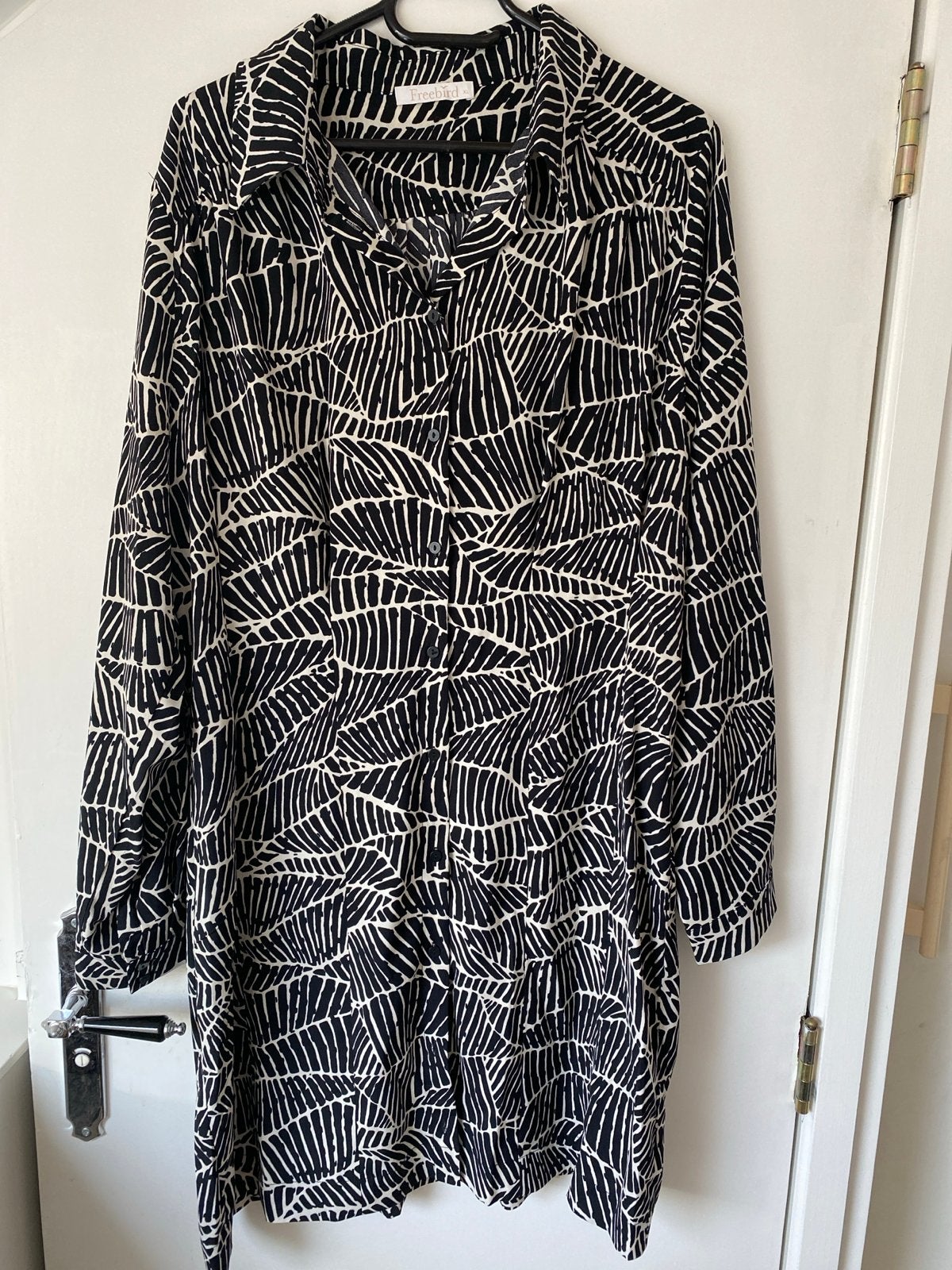 Freebird Tuniek/Jurkje Crème/Zwart Maat XL, Kleding | Dames, Ophalen of Verzenden, Maat 46/48 (XL) of groter, Zwart