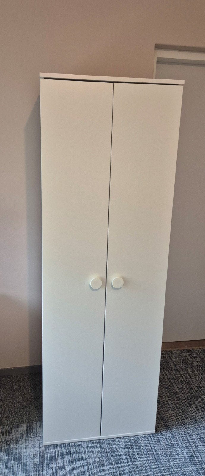 Witte IKEA GODISHUS kledingkast met hang- en legruimte, Ophalen, Met deur(en), 50 tot 100 cm, Zo goed als nieuw