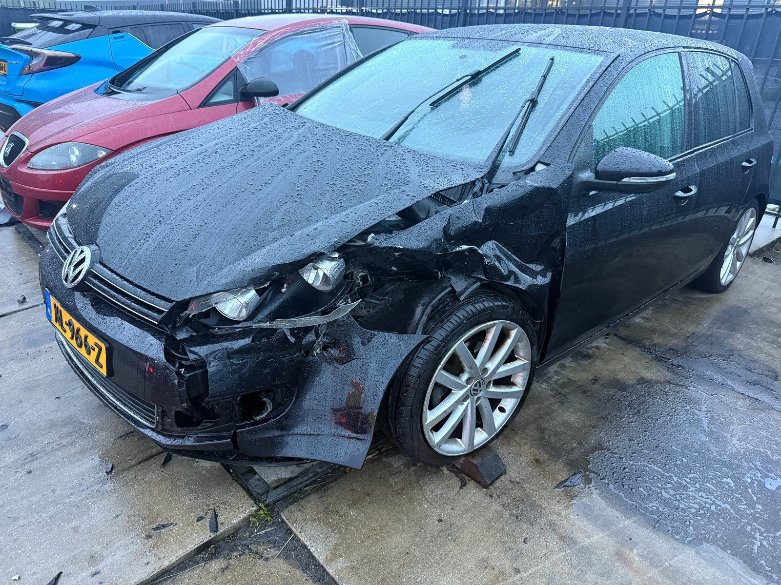 Vw golf 1.4 tsi 2010 voor onderdelen 950 euro, Ophalen, Zwart, Benzine