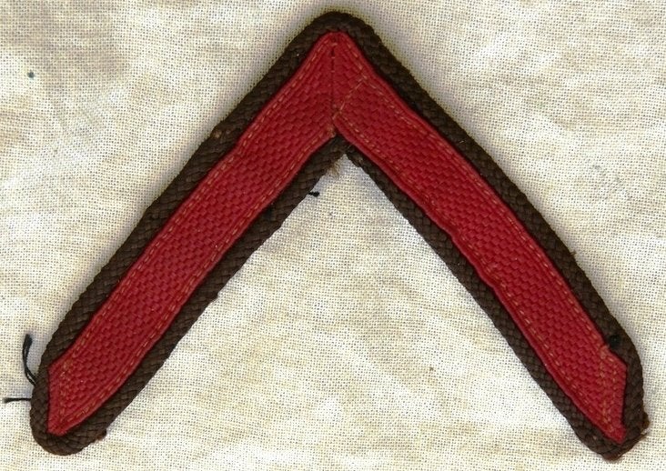 Rang Onderscheiding Chevron, VT67/DT63, Sld1, KL, 1960s.(1), Ophalen of Verzenden, Landmacht, Nederland, Embleem of Badge