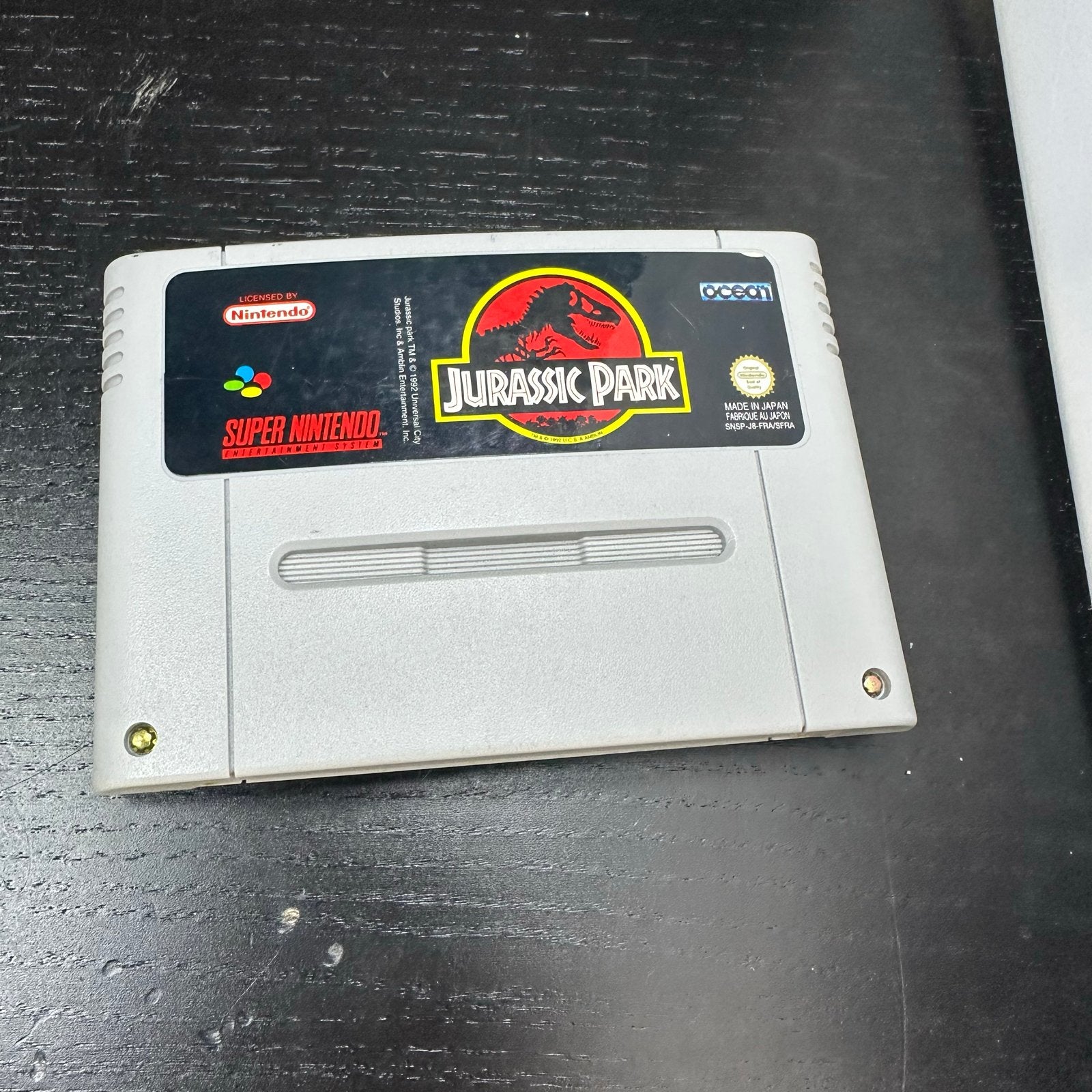 Jurassic Park SNES - Originele cartridge + handleiding (PAL), Gebruikt, A, 1 speler, H