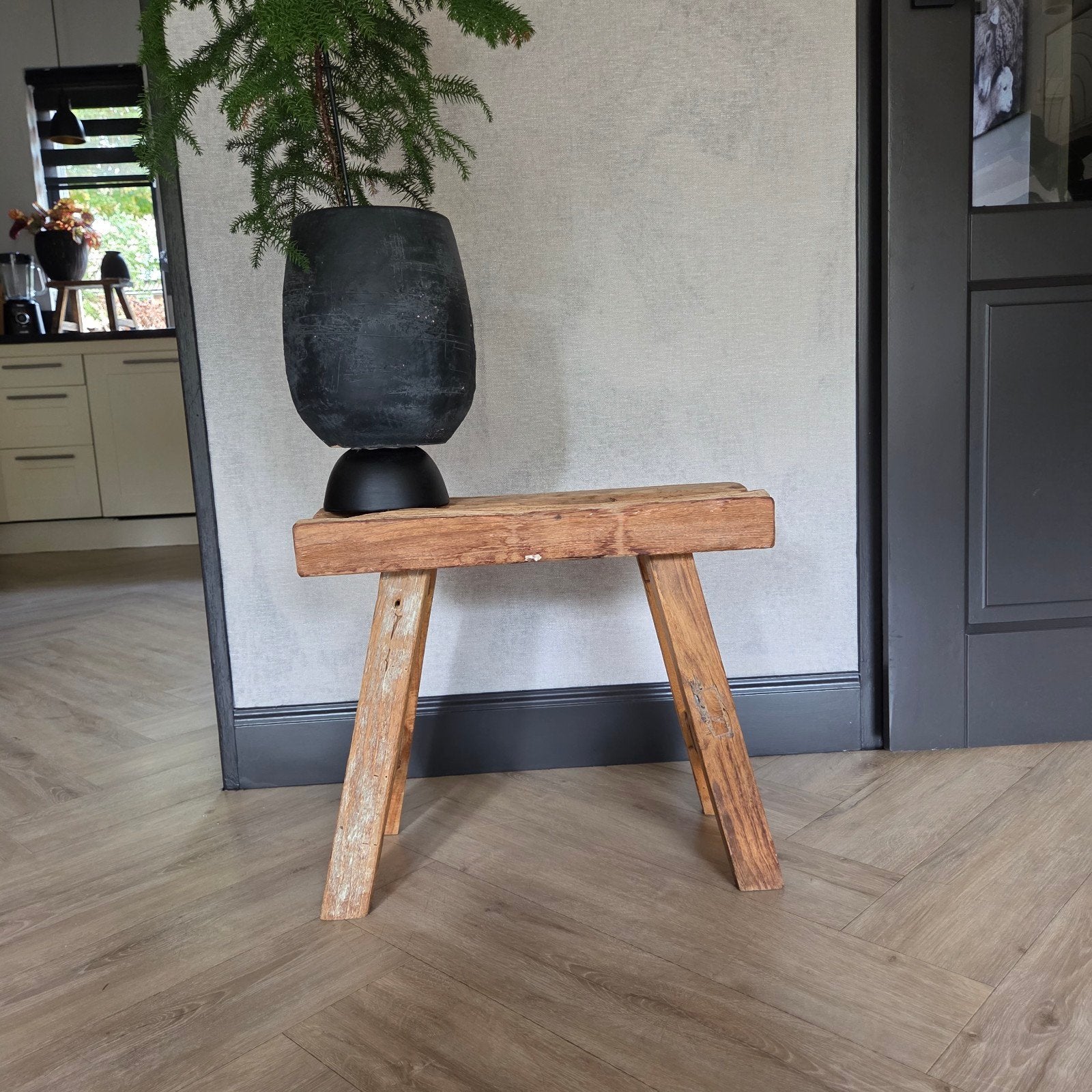 bankje, Ophalen, Hout