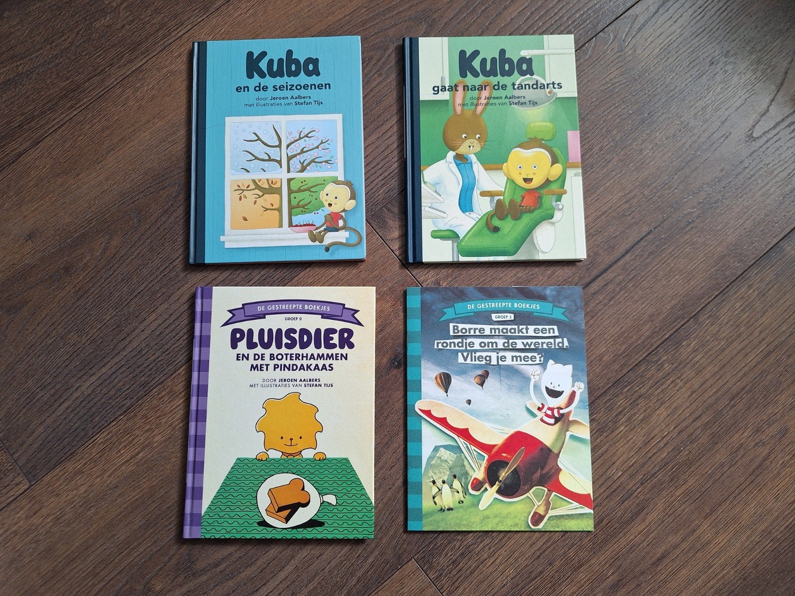 2 Kuba boekjes, 1 omkeerbaar Borre boekje + stickerboekje, Fictie algemeen, Ophalen of Verzenden, Zo goed als nieuw, Jeroen Aalbers