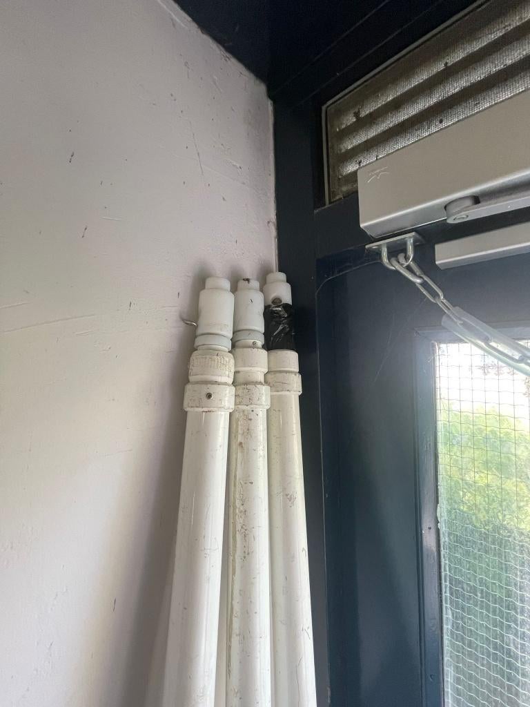 3 x Alluminium Vlaggemast 5.5 meter, Ophalen, Gebruikt