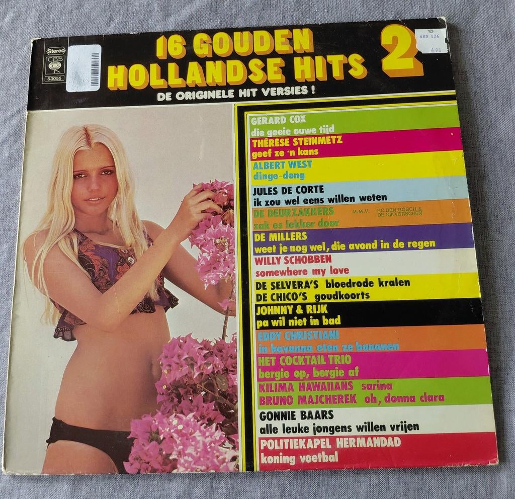 16 Gouden Hollandse Hits - 2 (LP, 1975), Cd's en Dvd's, Vinyl | Nederlandstalig, Gebruikt, Ophalen of Verzenden, Levenslied of Smartlap