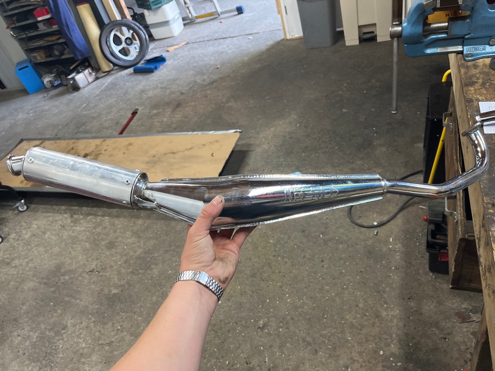 Tomos Tecno Bullet Uitlaat - Nieuw, Ophalen of Verzenden, Zo goed als nieuw, Uitlaat, Tomos