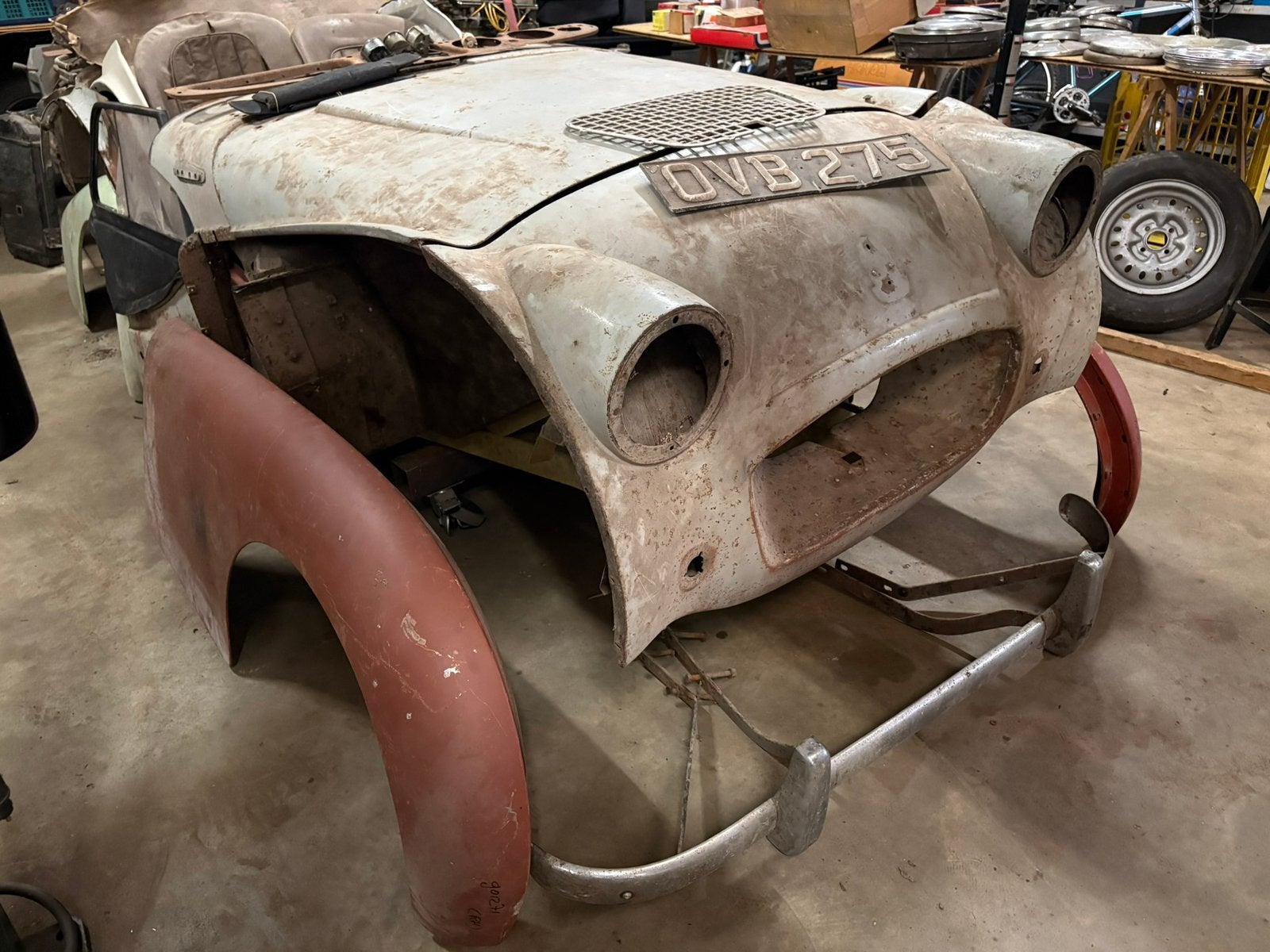 Triumph TR2 small mouth 1955 project!, foto 2