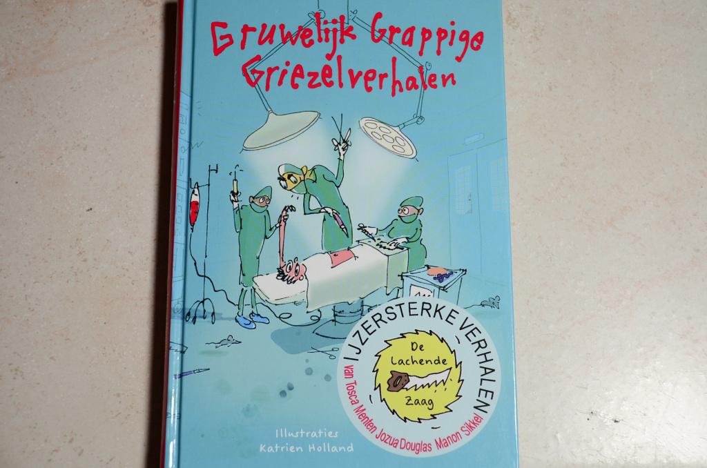 Gruwelijk grappige Griezelverhalen / Tosca Menten , Ophalen of Verzenden, Zo goed als nieuw, Fictie algemeen