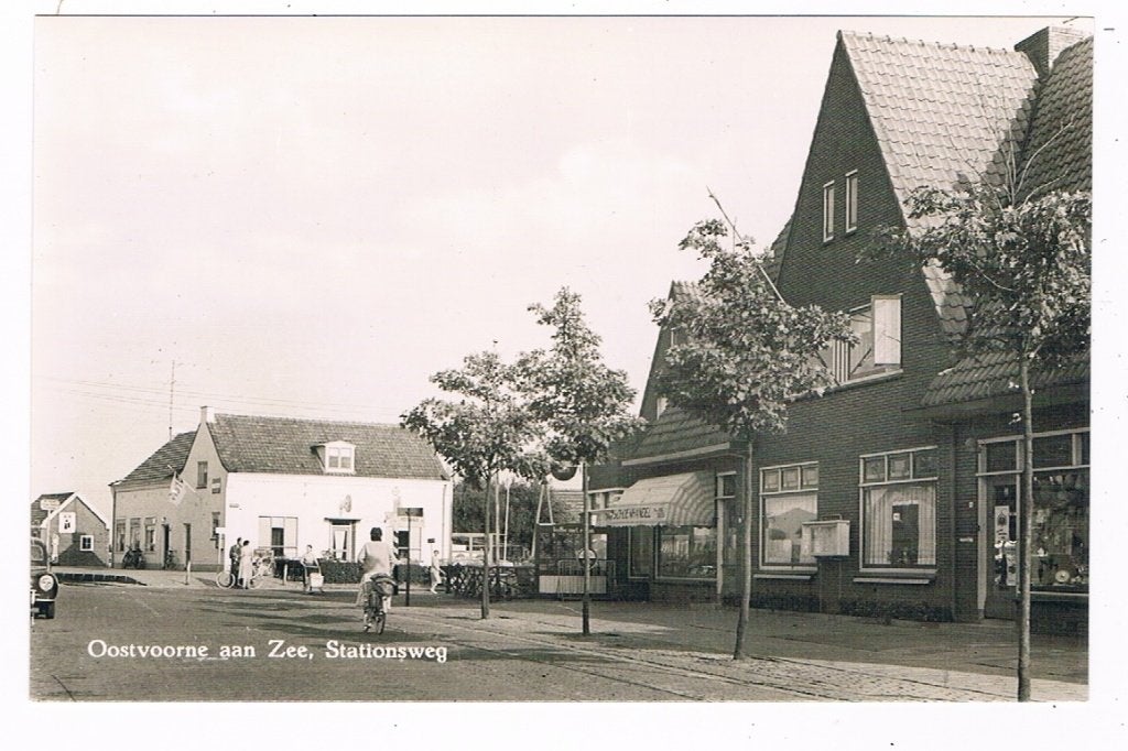 19 / OOSTVOORNE : Stationsweg, Verzenden, 1960 tot 1980, Ongelopen, Zuid-Holland