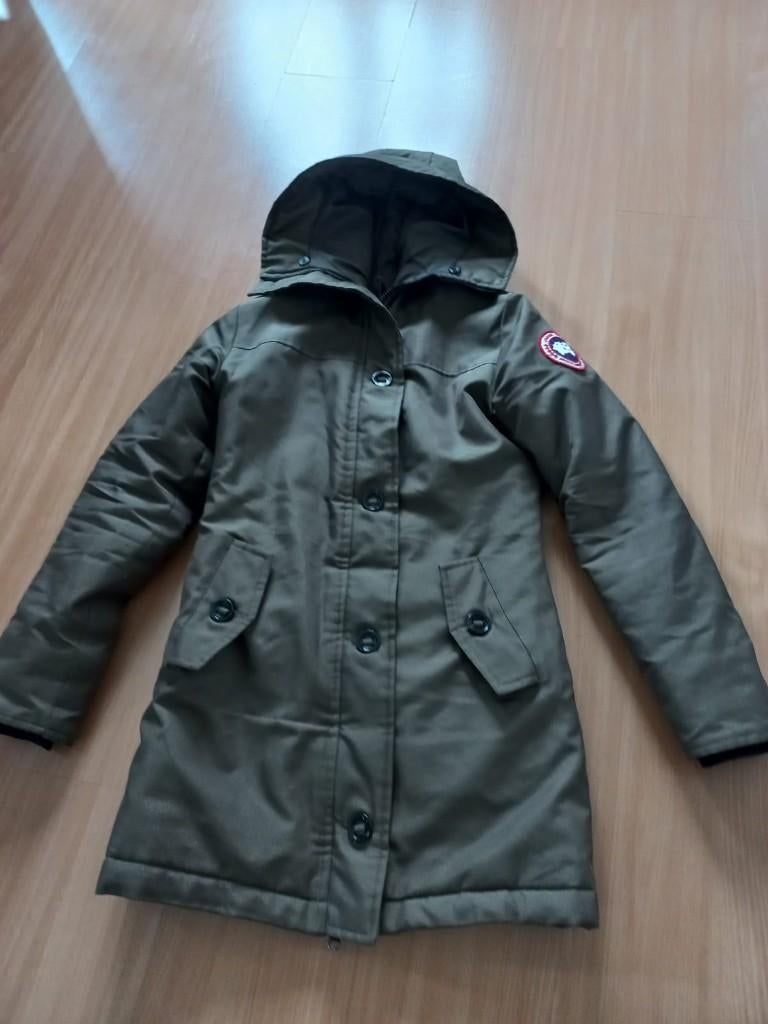 Canada goose jas, Ophalen, Zo goed als nieuw, Maat 36 (S), Groen