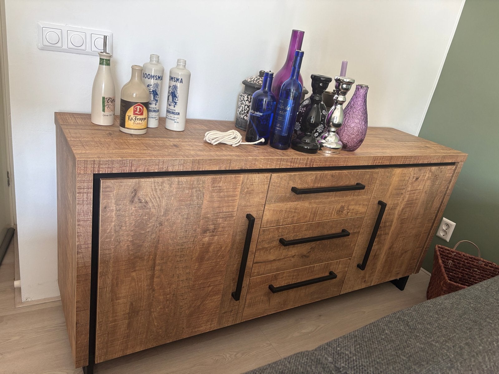 Zo goed als nieuwe Dressoir en TV meubel set, Ophalen, 150 tot 200 cm, Zo goed als nieuw, Met lade(s)