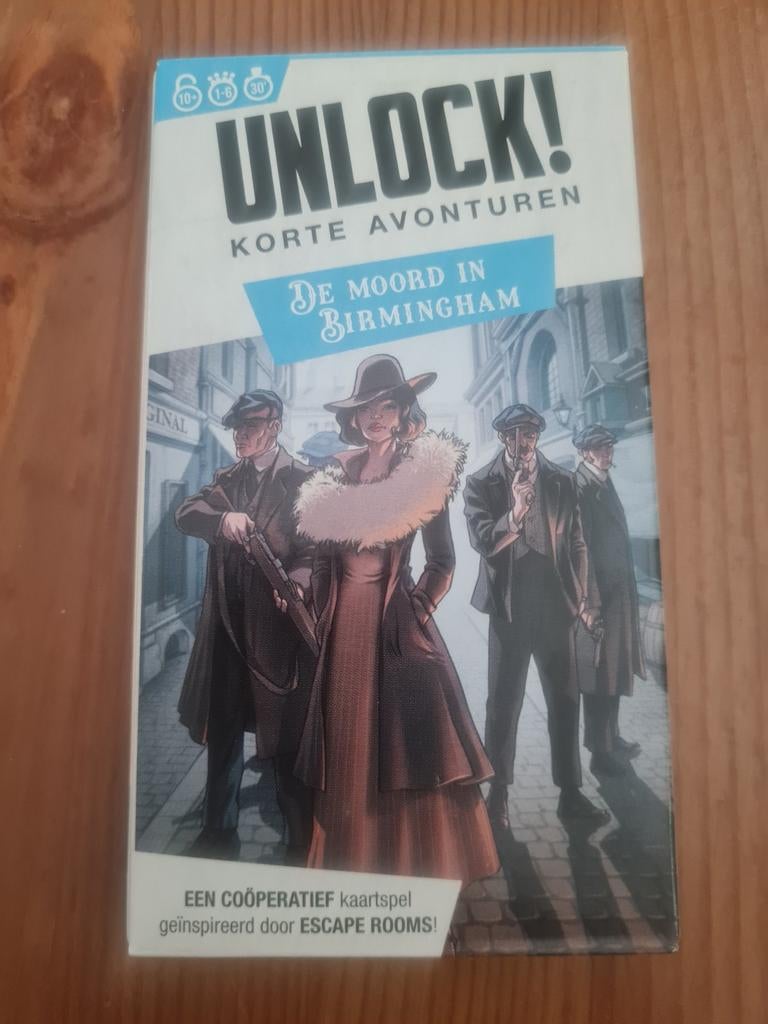 Unlock! De Moord in Birmingham - Nieuw in cellofaan, Een of twee spelers, Verzenden, Nieuw, Space Cowboys