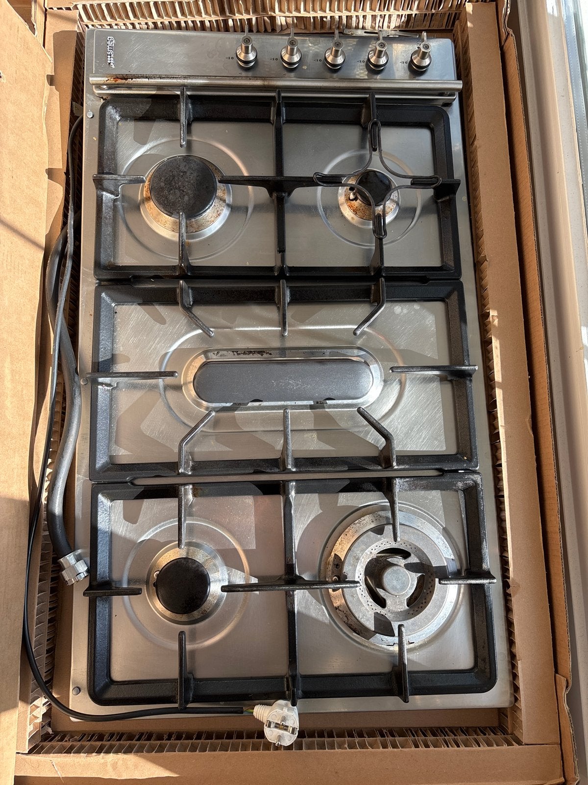SMEG gasfornuis - 6 jaar gebruikt, werkt perfect, Ophalen of Verzenden, Gebruikt, Gas, 4 kookzones