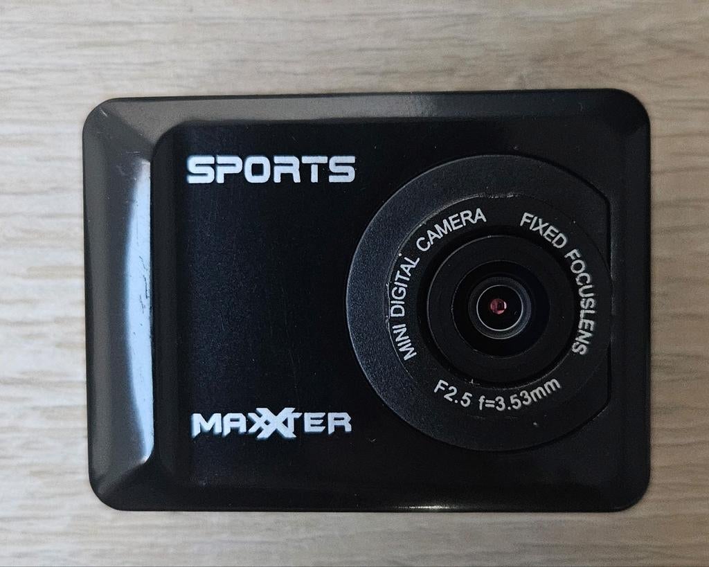 Maxter Sports Actioncamera met waterproof case, Audio, Tv en Foto, Actiecamera's, Ophalen of Verzenden, Overige merken