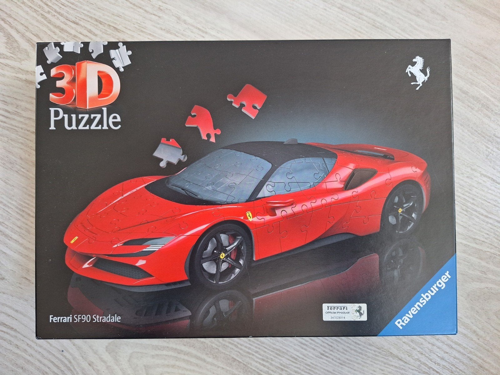 Ravensburger 3D Puzzel Ferrari SF90 Stradale - ZGAN, Ophalen, Zo goed als nieuw