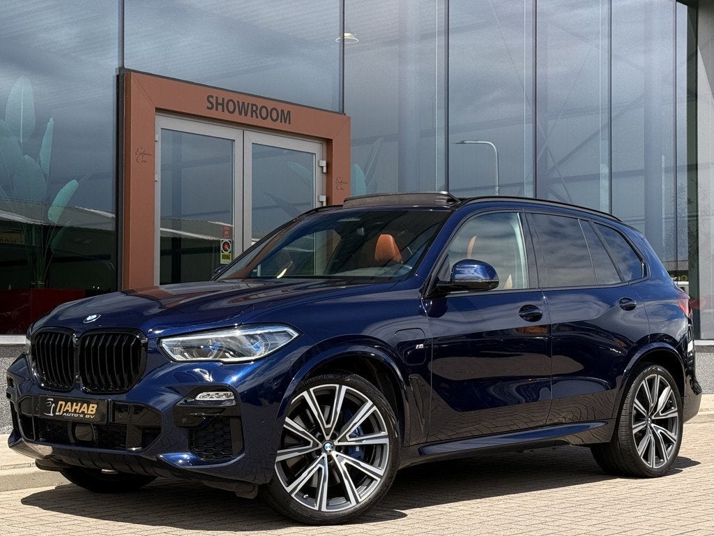 BMW X5 xDrive45e M-Sport Individual | ACC | H/K | Skylounge, Auto's, BMW, Automaat, Gebruikt, X5, Blauw