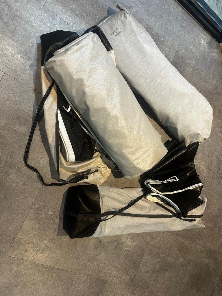 Unico Verona + Voorwand / BORA GREY / ALS NIEUW, Ophalen, Zo goed als nieuw, Ten Cate All Season 240g/m2, Unico Ventura