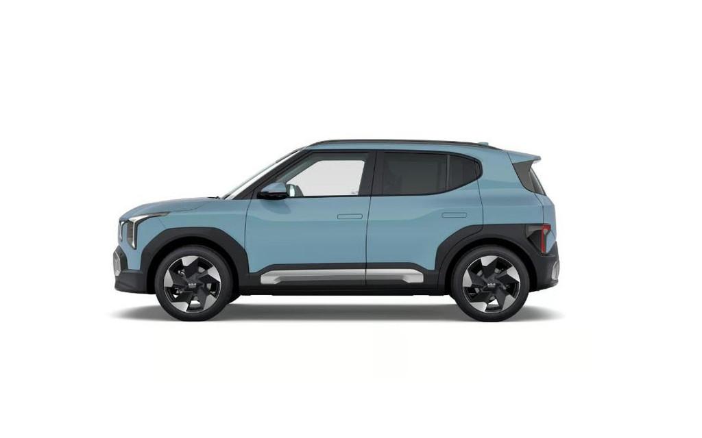 Kia EV2 Plus 42.2 kWh 5-zits | Privacy Glass | Dual zone cli, Auto's, Kia, Stof, Blauw, Nieuw, Te koop