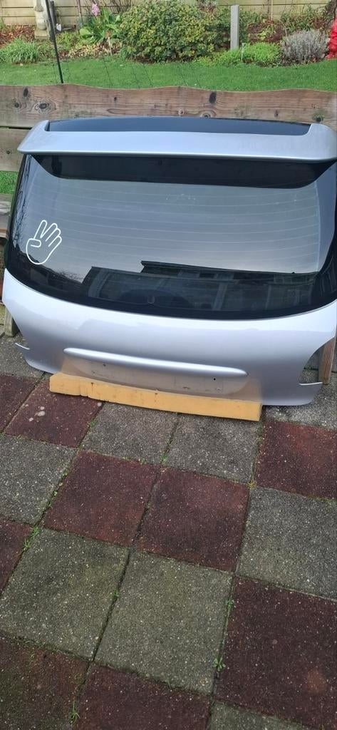 Achterklep Peugeot 206 3-deurs Quick Silver 2004 Geblindeerd, Ophalen, Gebruikt, Achterklep, Achter