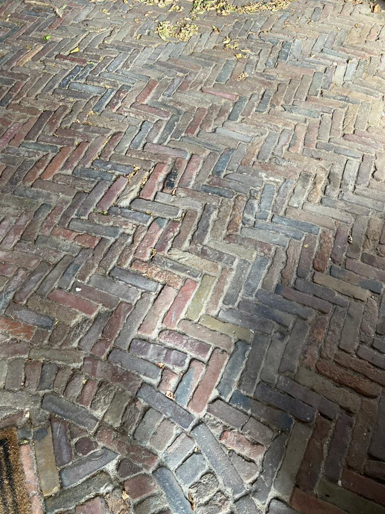 12 m² Gebakken Waaltjes, Tuin en Terras, Tegels en Klinkers, Overige materialen, Gebruikt, Klinkers, Ophalen of Verzenden