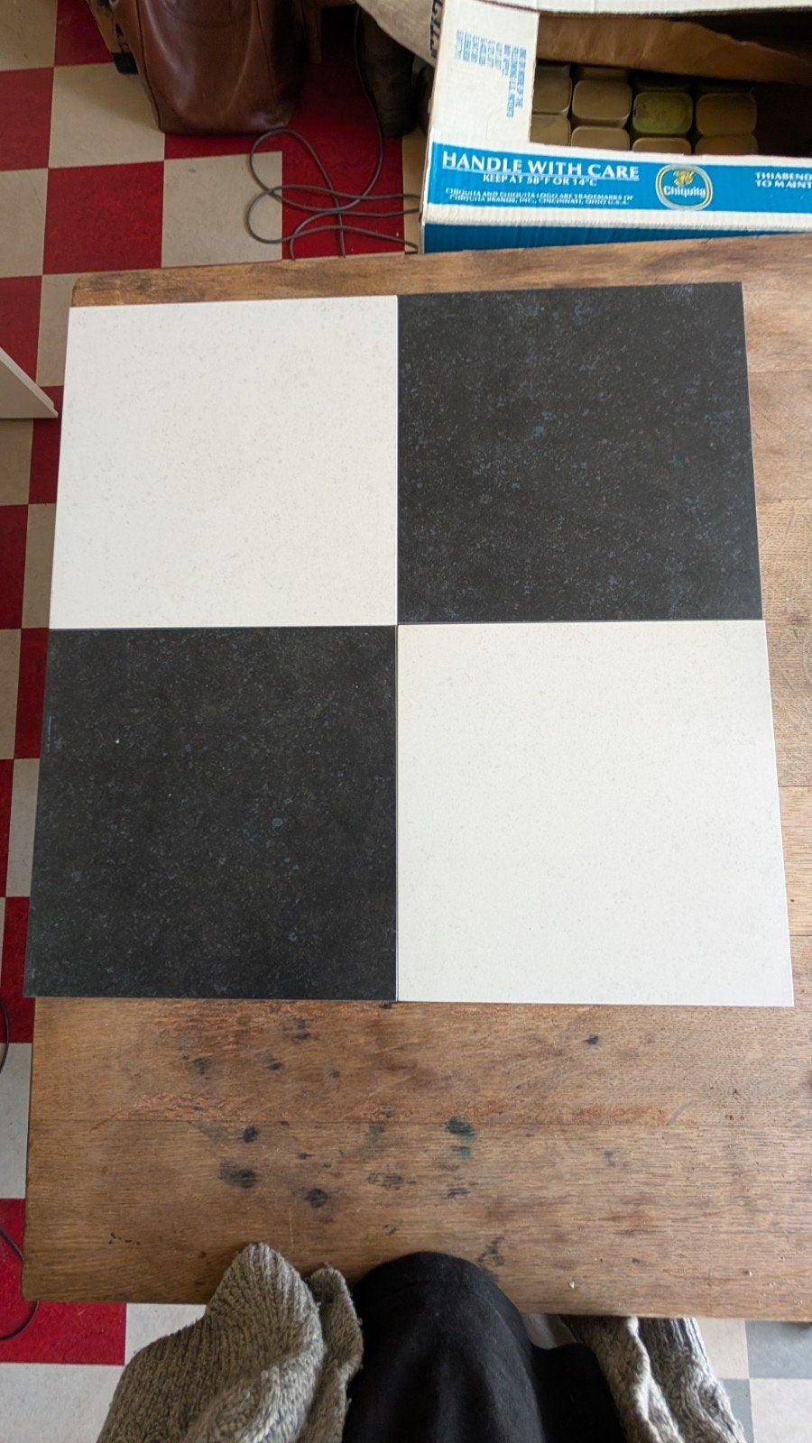 Zwart-witte keramische tegels 30x30 Casagrande Padana, Doe-het-zelf en Verbouw, Ophalen, Nieuw