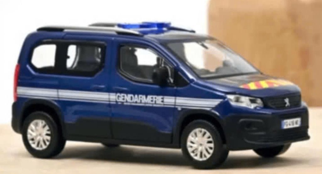 PEUGEOT RIFTER 2019 GENDARMERIE OUTREMER 1/43 NOREV 479064, Verzenden, Nieuw, Auto, Norev