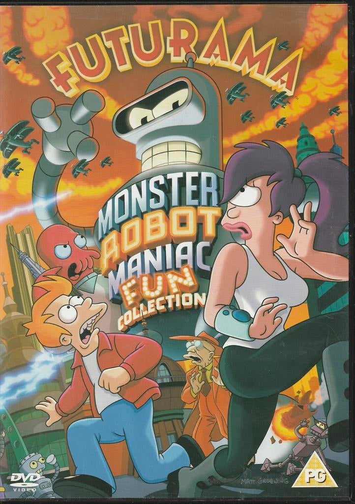 Futurama: Monster Robot Maniac Fun Collection *engels* DVD, Vanaf 6 jaar, Ophalen of Verzenden, Zo goed als nieuw, Science Fiction en Fantasy