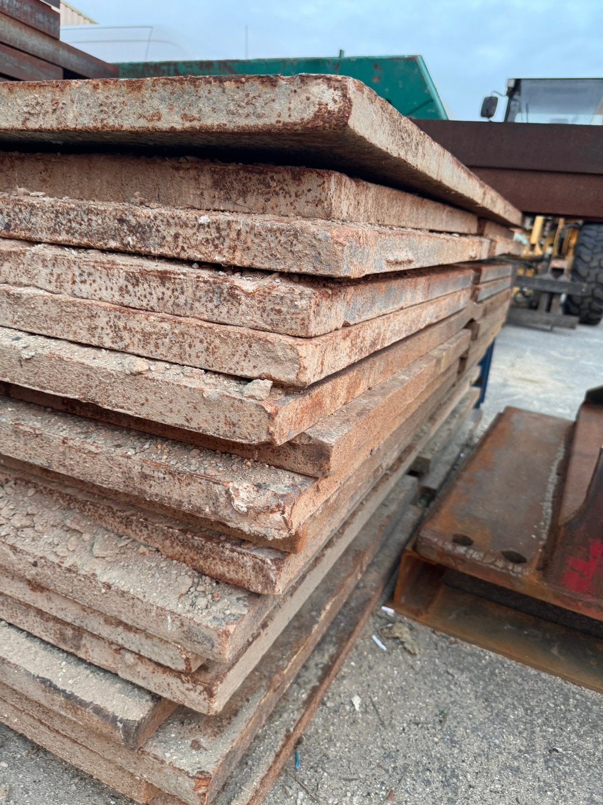 Partij stalen rijplaten zware dikke platen 4cm dik., Ophalen, Gebruikt, Nvt, Nvt